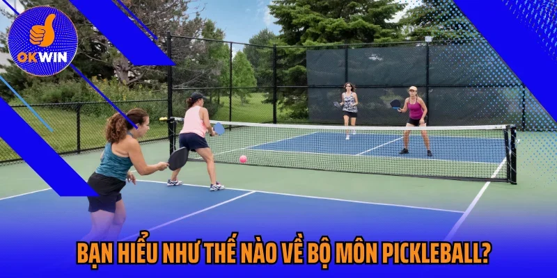 Bạn hiểu như thế nào về bộ môn pickleball?