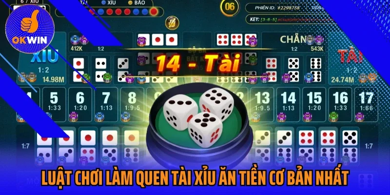 Luật chơi làm quen tài xỉu ăn tiền cơ bản nhất